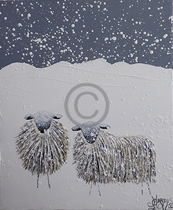 Sheep Paintings on Canvas